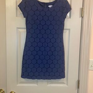 Xhilaration Elegant Navy Blue‎ Lace Dress with Lining, Size XS